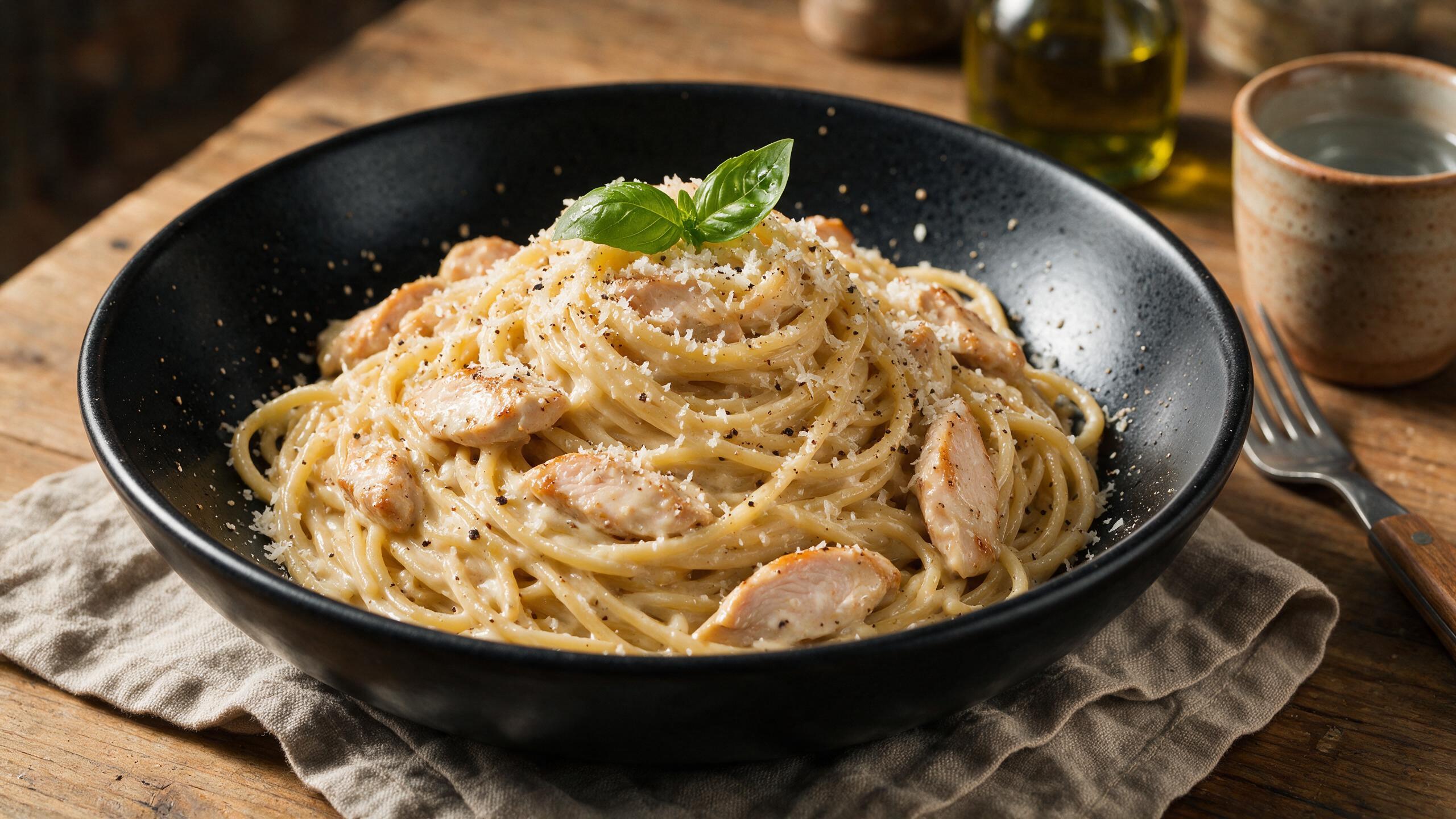 Carbonara au poulet