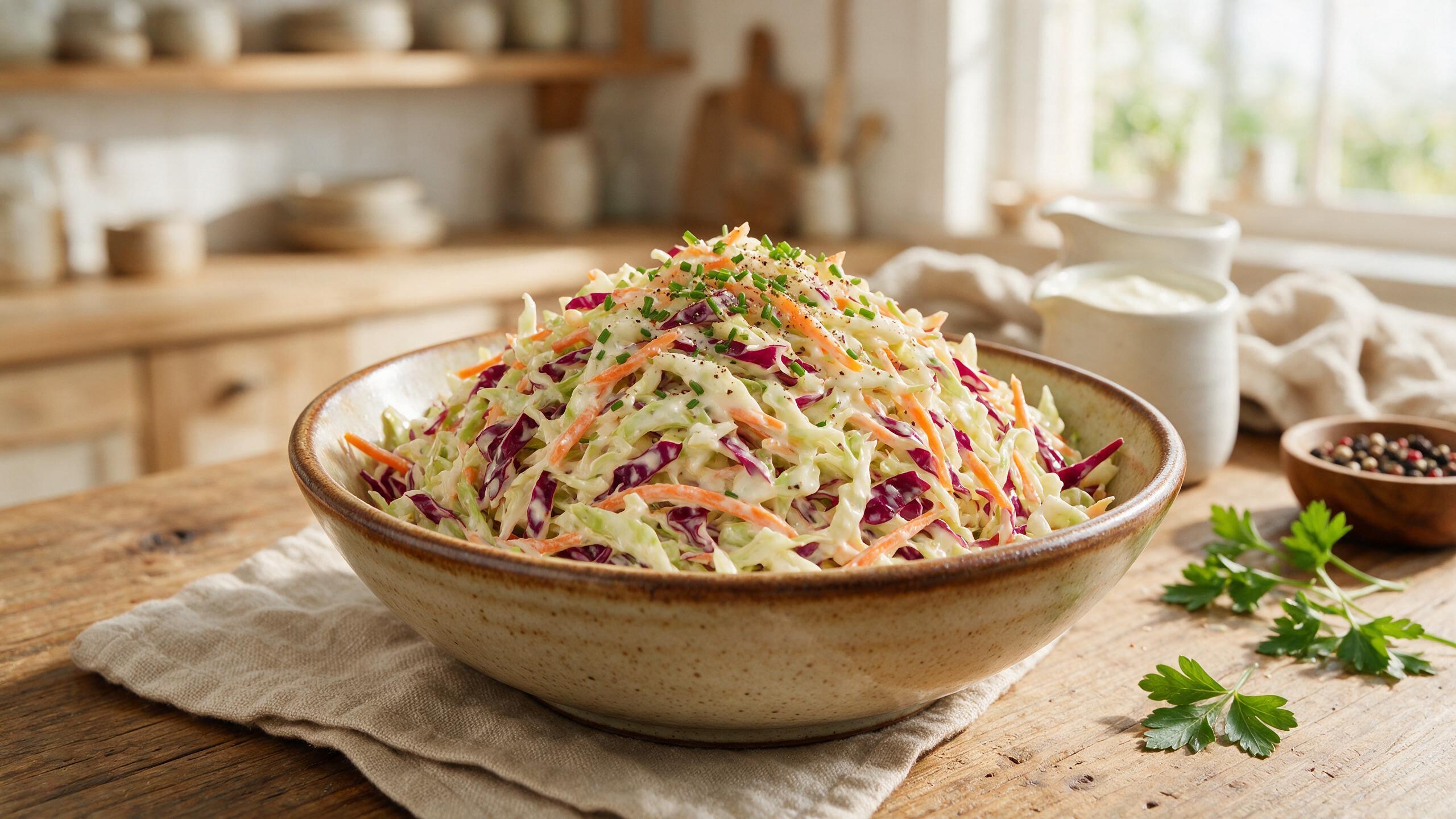 Coleslaw crémeux à l'américaine