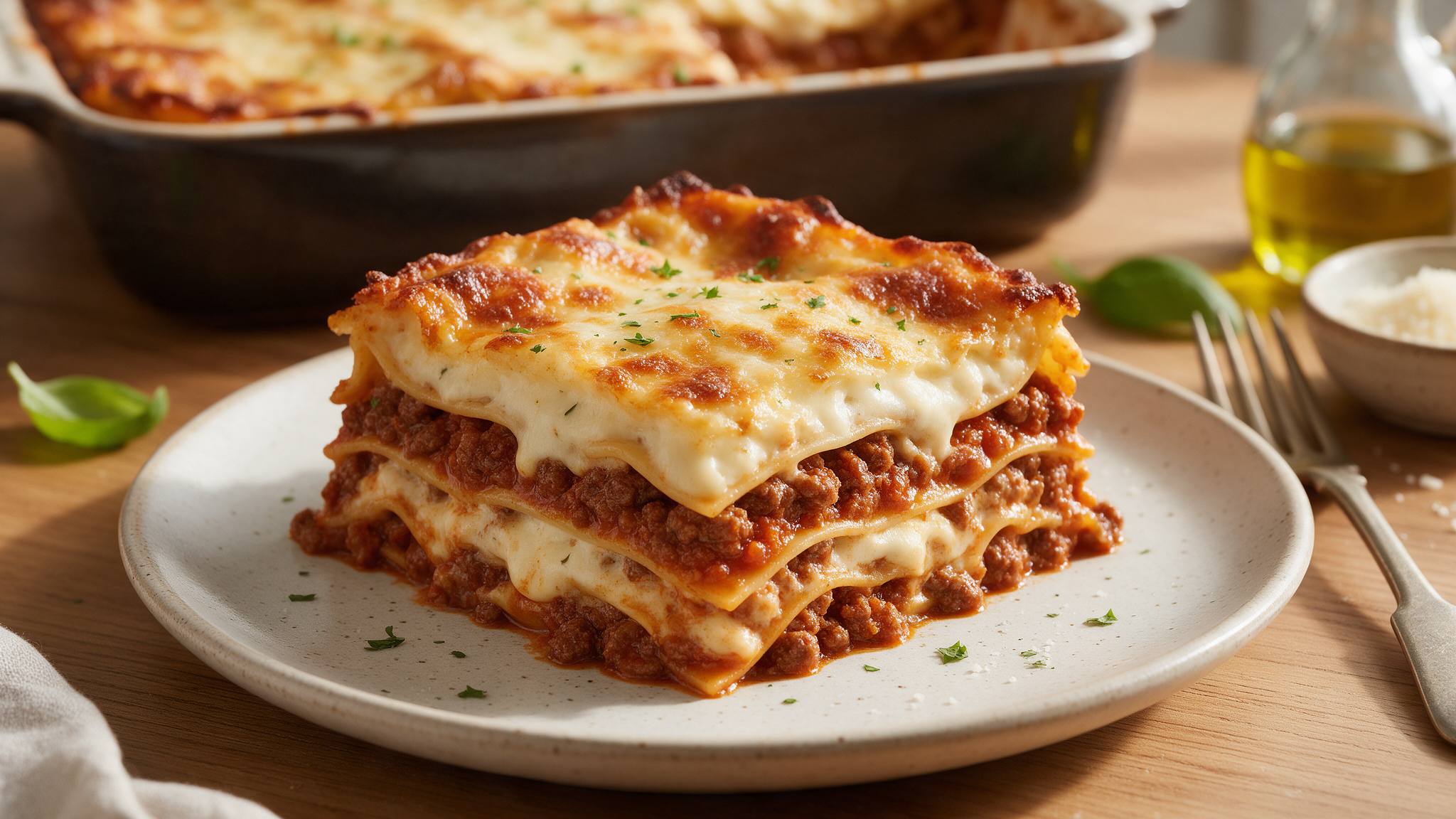 Beef Lasagna with Béchamel