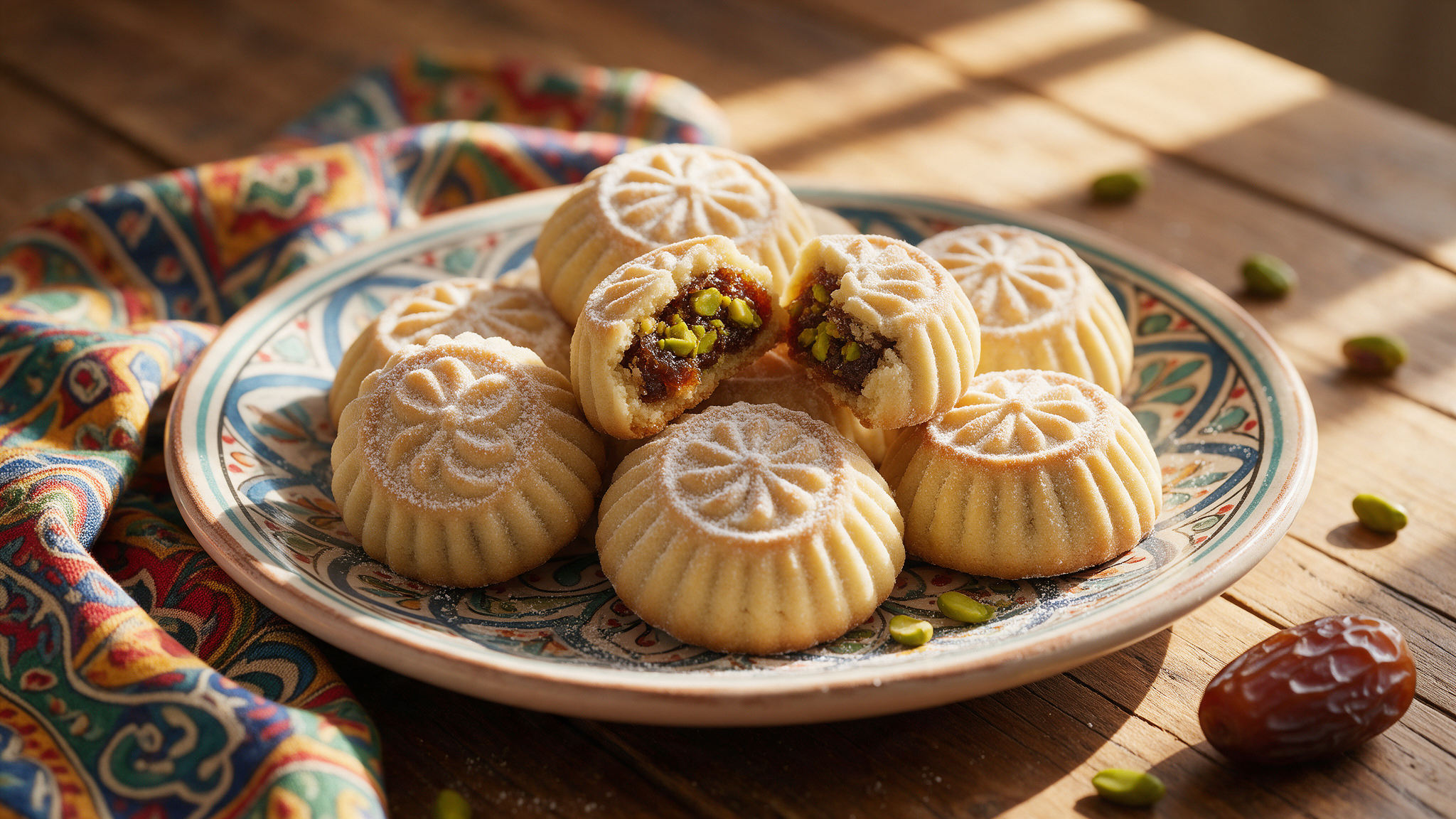 Date and Pistachio Maamoul