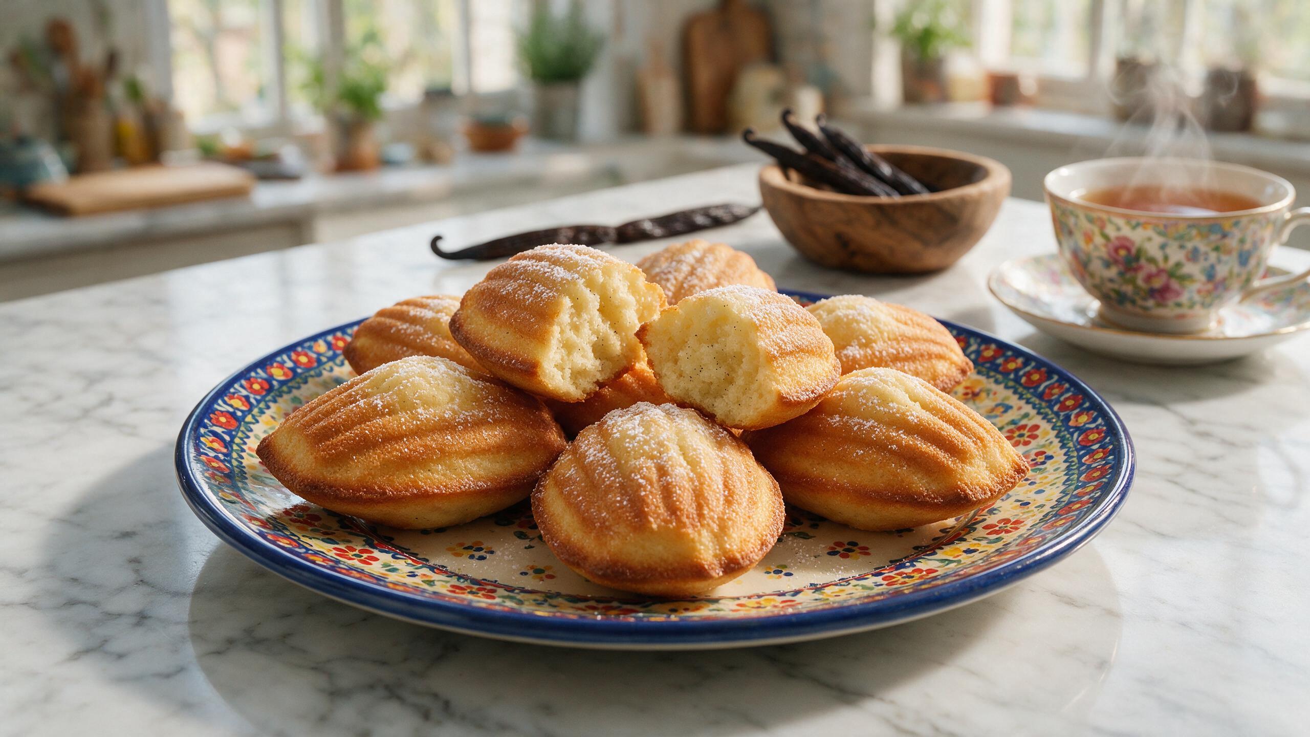 Madeleines à la vanille