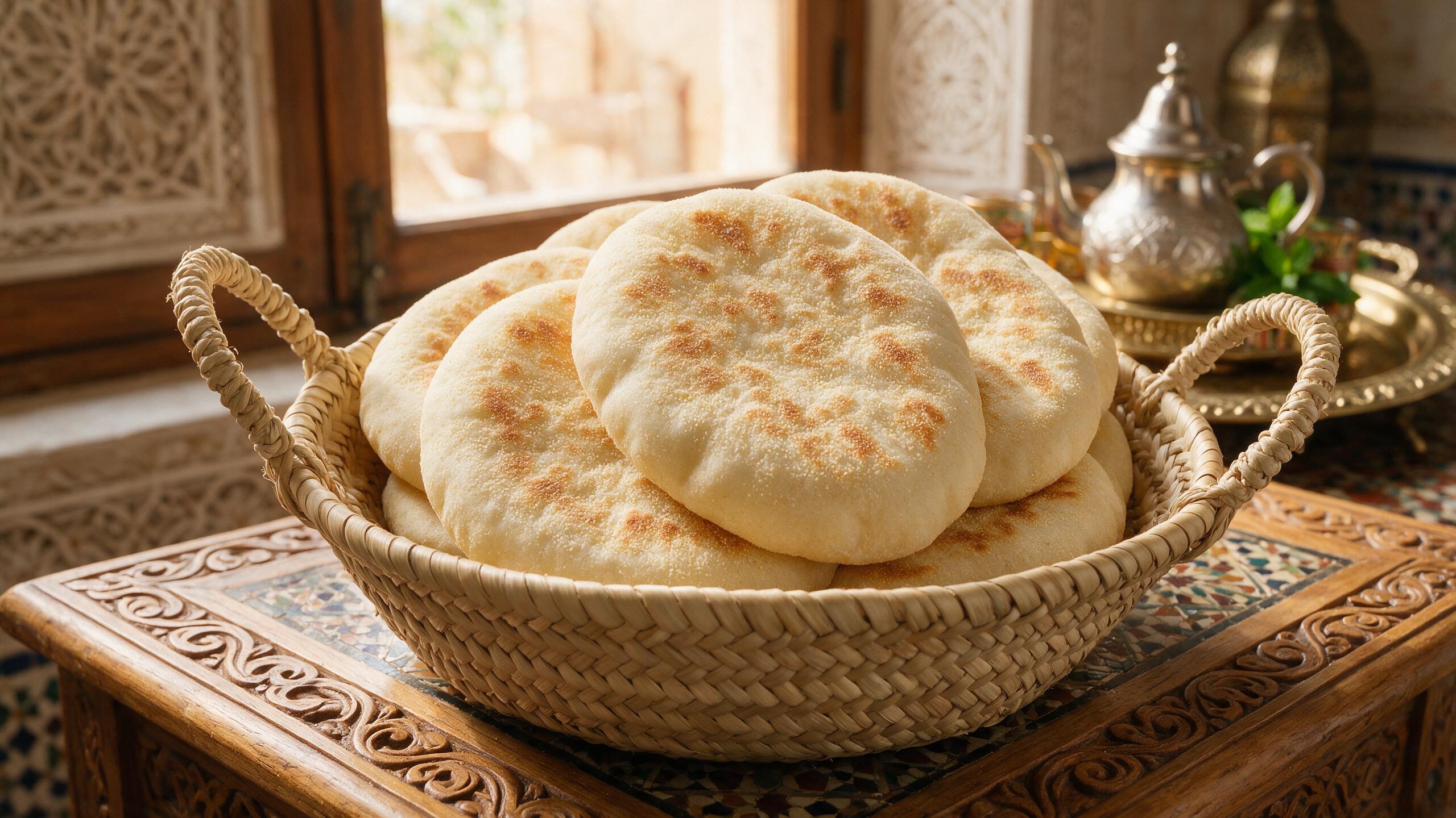 Batbout, petits pains à la poêle