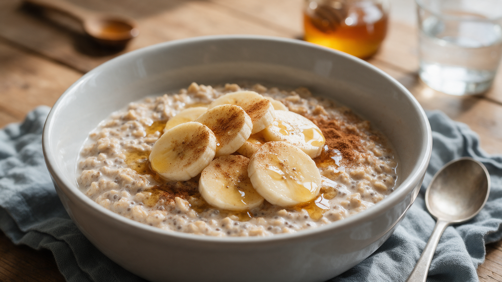 Banana Honey Overnight Oats