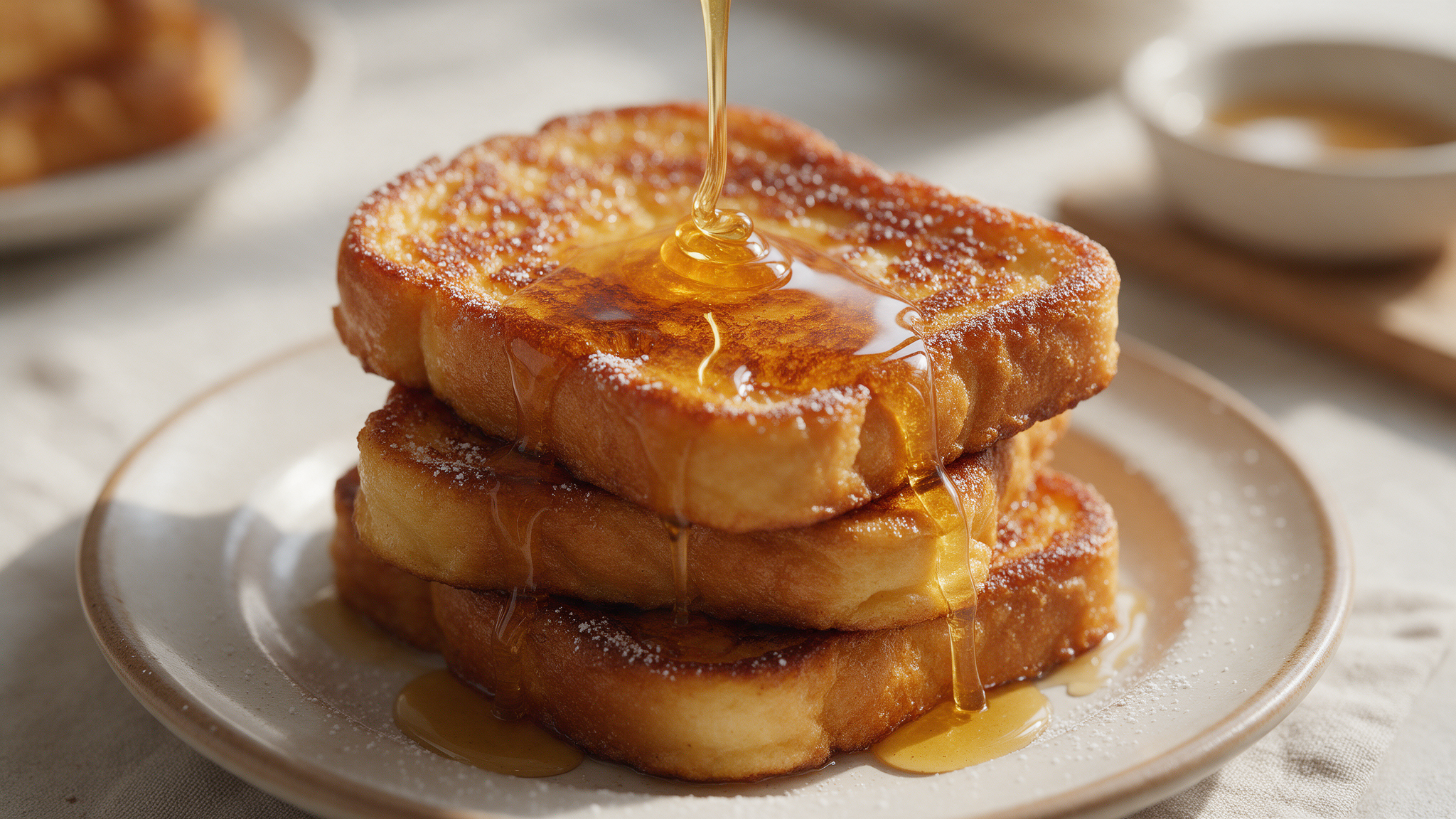Pain Perdu with Honey and Cinnamon