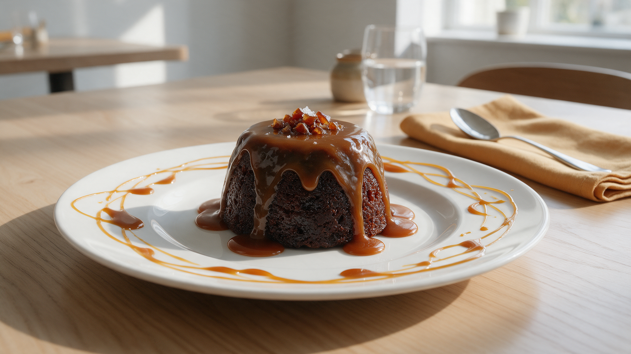 Pudding caramel aux dattes