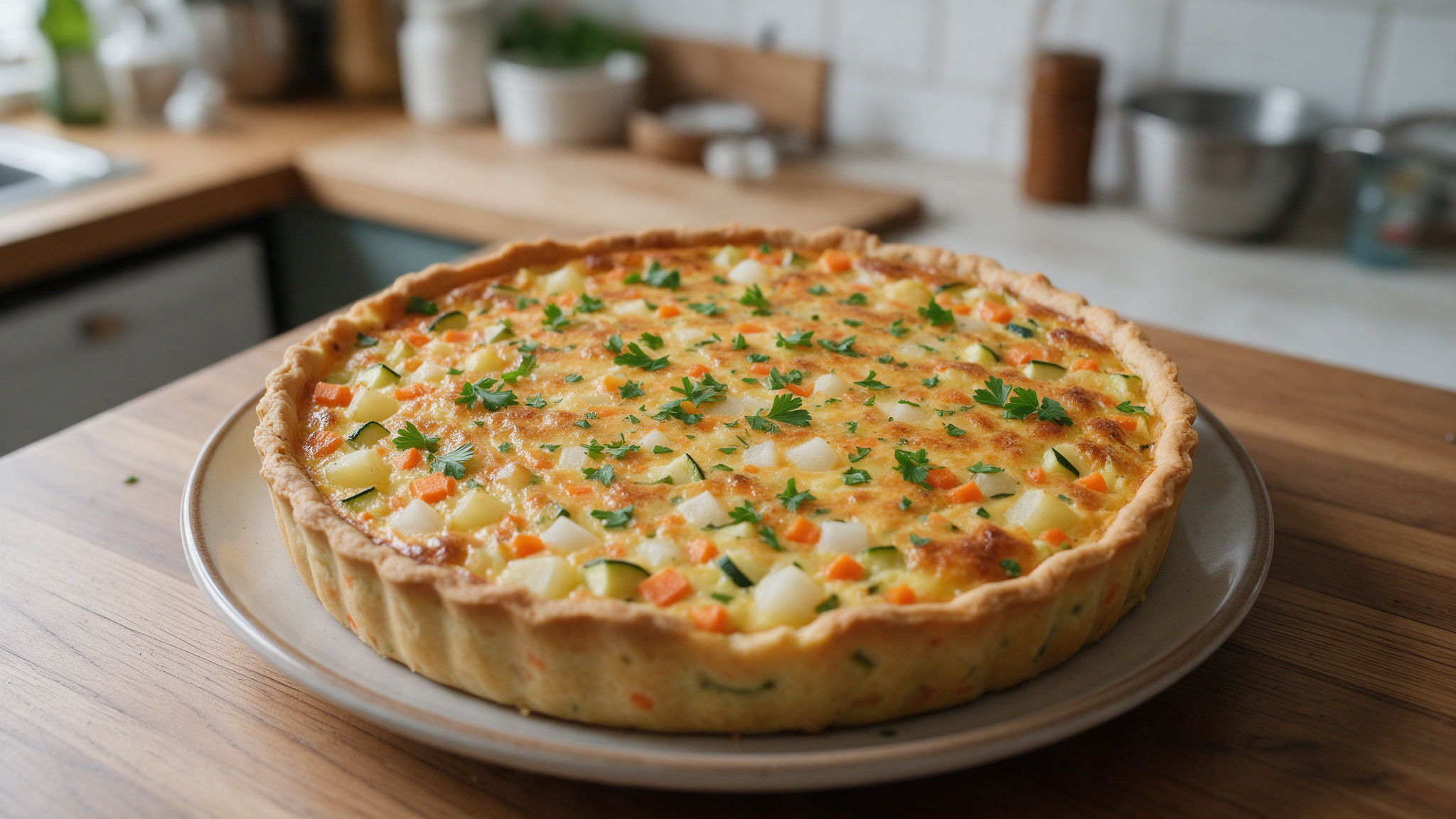 Quiche aux légumes