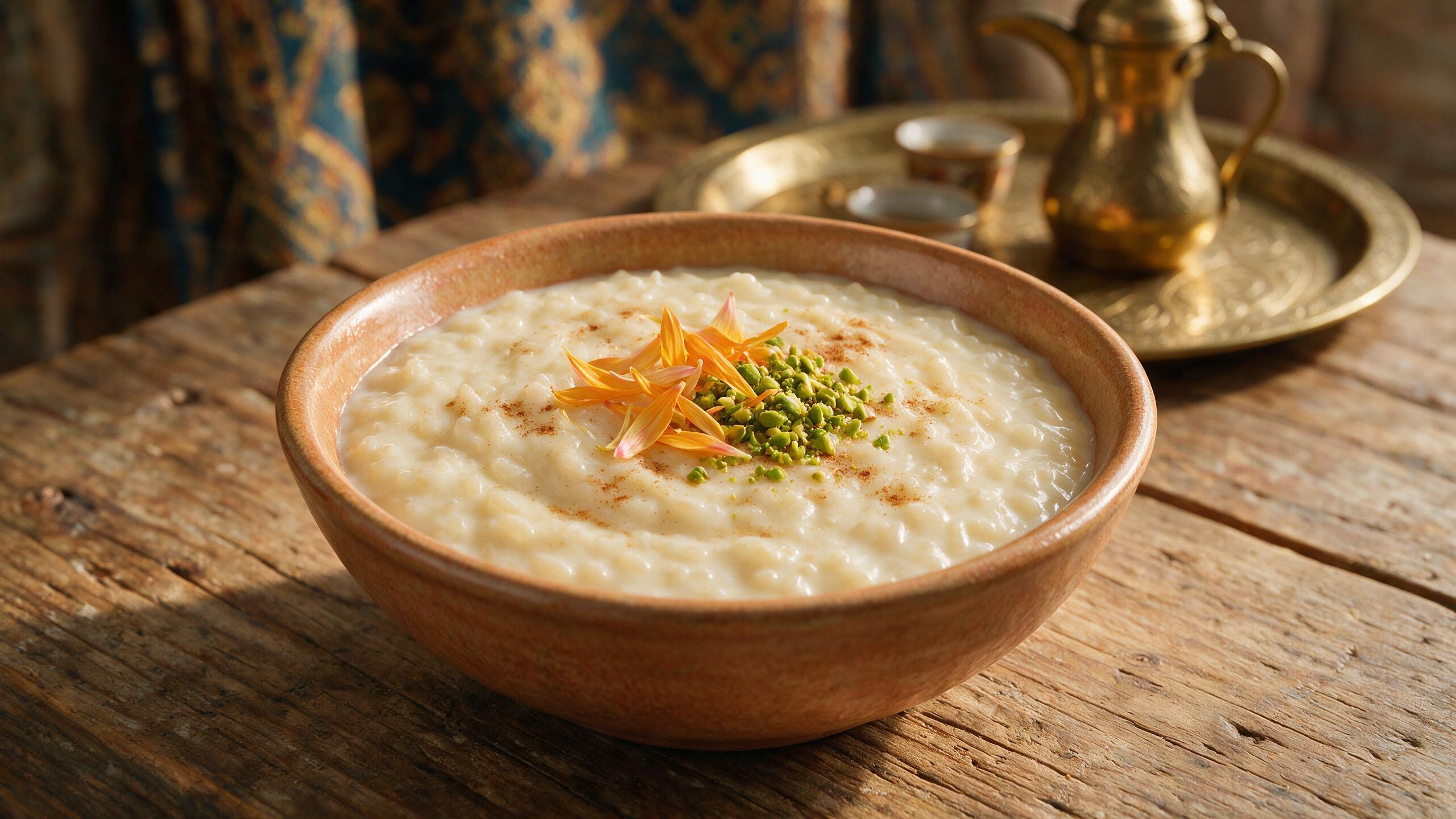 Riz au lait à la fleur d'oranger