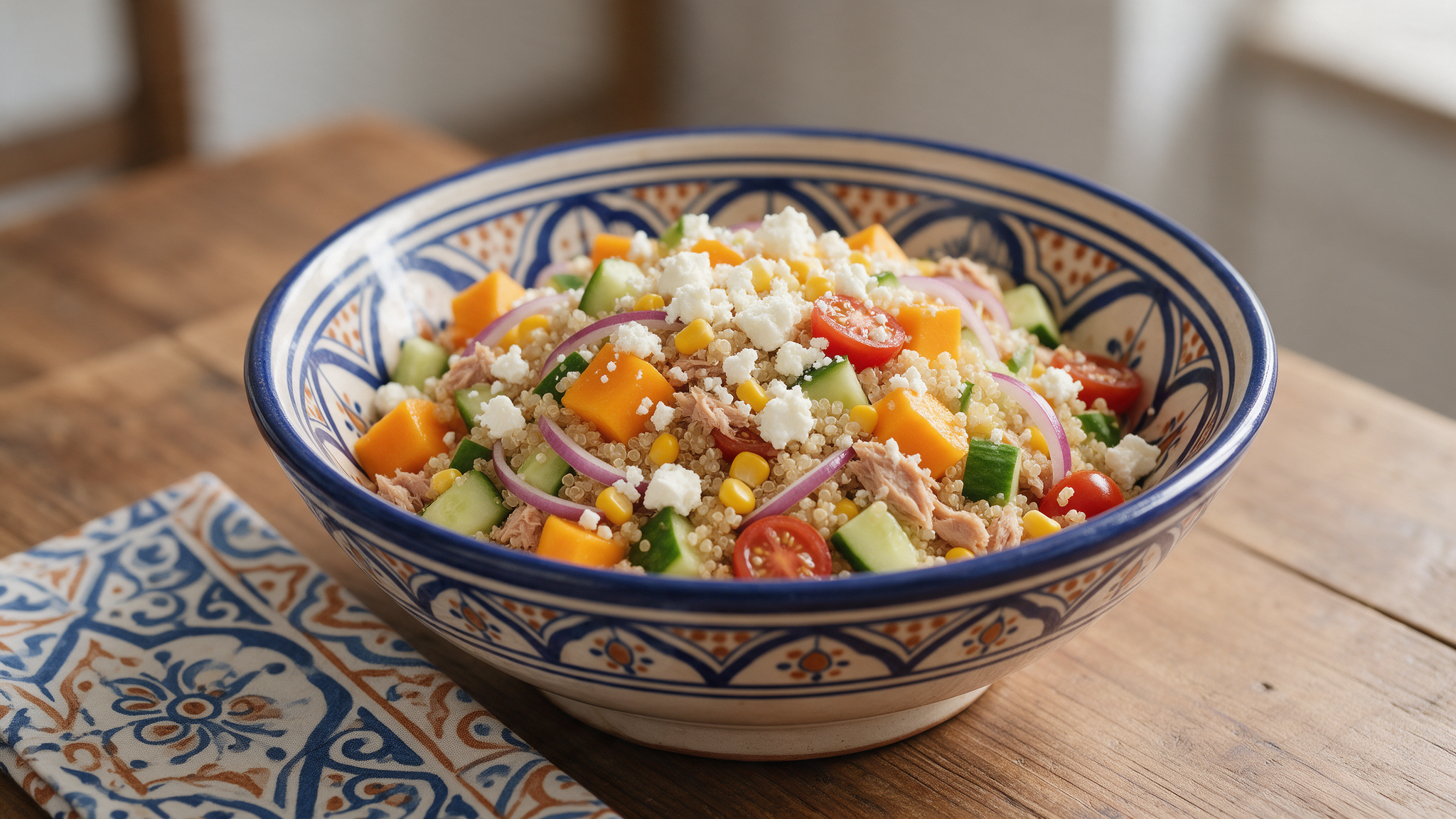 Salade quinoa mangue