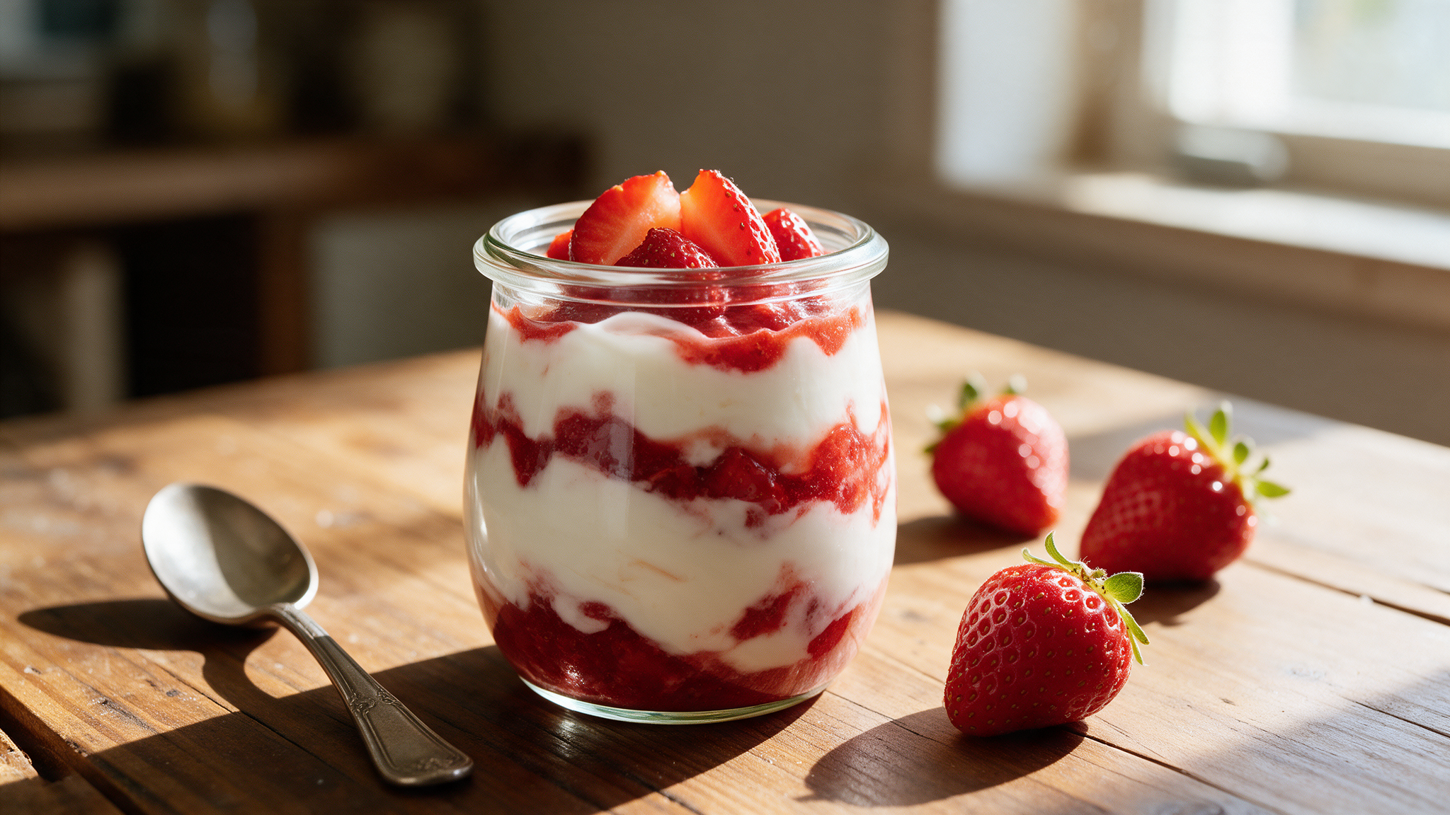 Yaourt aux fraises